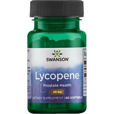 Swanson Lycopene 20 mg 60 ks gelové tablety