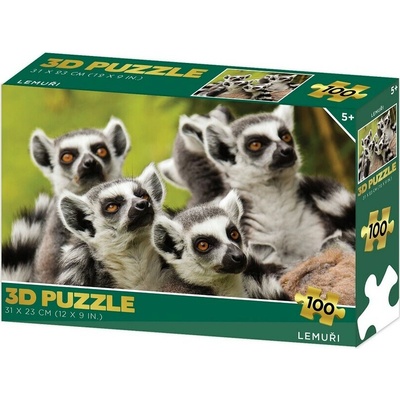 Lamps 3D puzzle Lemur 100 ks