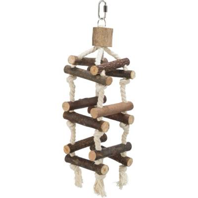 Trixie Rope ladder tower hračka pro andulky a kanáry 34 cm