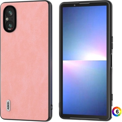 Sony Xperia 5 V ABEEL Litchi Texture Wallet Калъф и Протектор