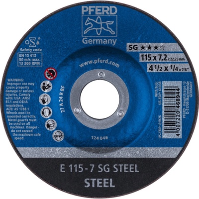Pferd Brúsny kotúč 115 x 7,2 x 22,23 mm 4007220468944