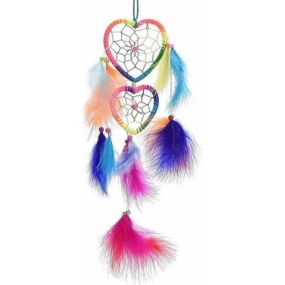 Nefertitis Lapač snů Rainbow hearts NF41382 50 cm – Zboží Dáma