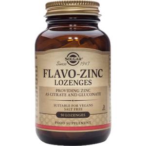 Solgar Flavo-Zinc Lozenges [50 Бонбона]