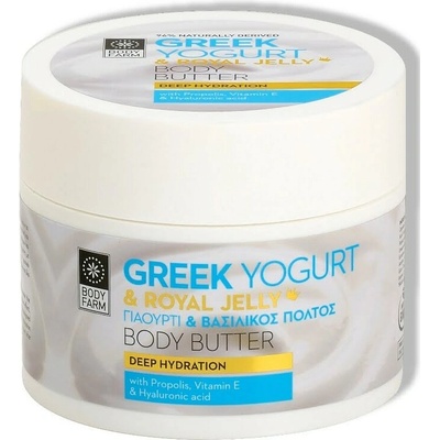 Bodyfarm Hellas Body butter Greek Yogurt & Royal jelly telové maslo 200 ml