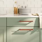 vidaXL Дръжки за шкафове, 20 бр, бронз, 192 мм, неръждаема стомана (3203663)