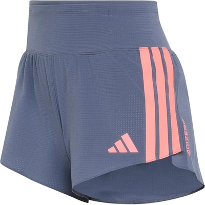 adidas Дамски шорти за бягане adidas Women's Adizero Gel Running shorts - Onix / Solar Turbo - размер XL (112-4646-0216)