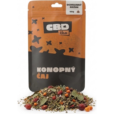 CBDCKO Konopný čaj Pevné zdraví 50 g