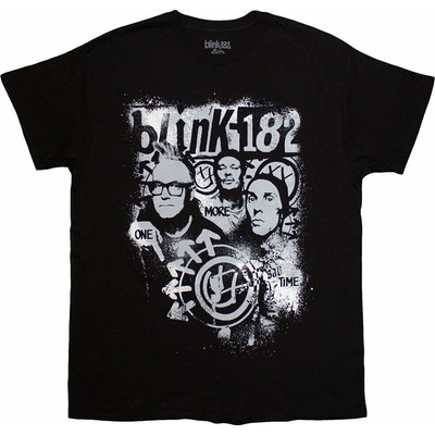 Blink-182 tričko One More Time Spray Paint Black