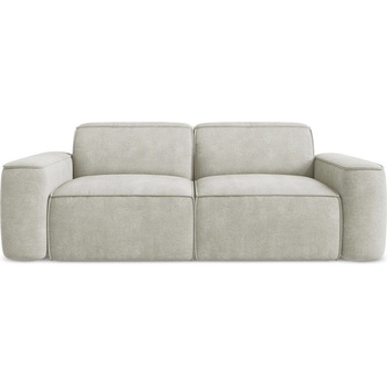 makamii Кремав шенилов диван 204 cm Omao - Makamii (OMAO_3S_61_P1_C6)