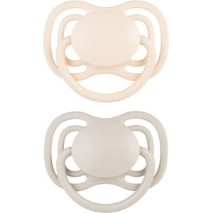 Canpol Силиконови залъгалки Canpol - Nude, за момичета, 0-6 м, 2 броя (23/228_cre) - ozone