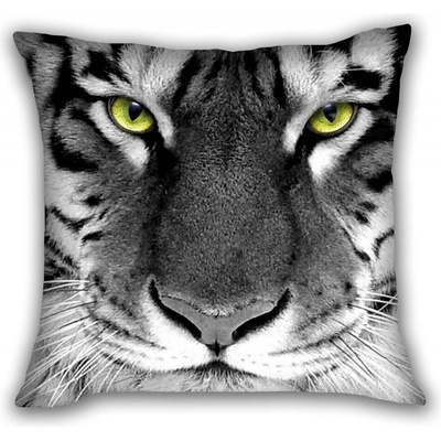 Huado Tiger čiernobiely 45 x 45 cm