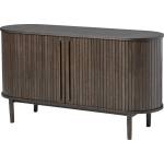 Unique Furniture Кафяв скрин от декор от дъб с плъзгащи се врати 140x76x45 cm Meta - Unique Furniture (48993180)