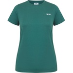 Slazenger Дамска тениска с къс ръкав Slazenger Crew Neck Tee Womens - Forest Green