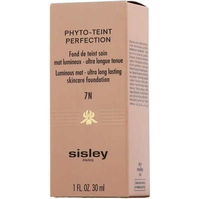 Sisley Phyto-Teint Perfection vysoce krycí make-up pro rozjasnění a vyhlazení pleti 7N Caramel 30 ml