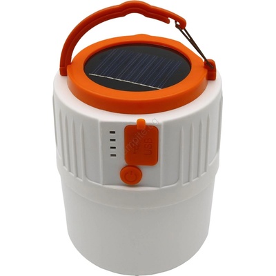 Polux LED соларна лампа с powerbank функция LED/3W/3, 7V 7000K IPX4 3200 mAh бяла (SA2276)