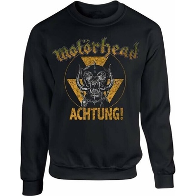 Motörhead Mikina Achtung Unisex Black