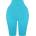 Honeyz Къси панталони Honeyz Women's Cycling Shorts - Turquoise