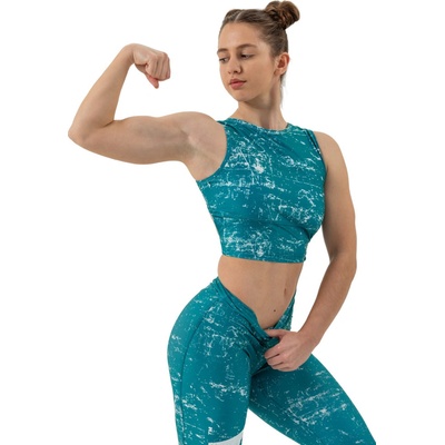 Nebbia Crop ROUGH GIRL zelené
