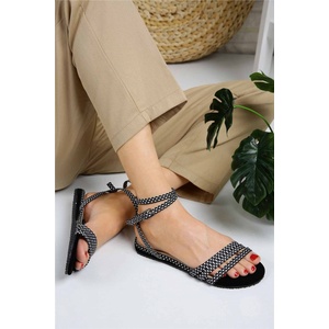 Moda Trend Дамски сандали 7009 - Черни 297348 (297348_Черно)