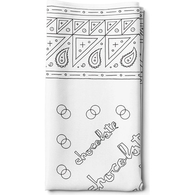 Chocolate bandana white