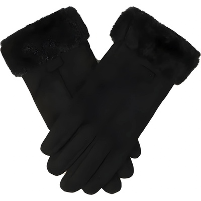 HARAHU Дамски ръкавици di - 38939 - Черна kp38939 (di-38939)