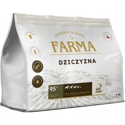 Farma lisované za studena hypoalergenní zvěřinové 2 kg