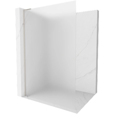 Mexen Kioto L душ кабина Walk-in 100 x 200 cm, матирана, матиран никел - 800-100-103-97-30 (800-100-103-97-30)