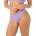 Rip Curl Custom Rib Full bikini bottom - Purple (Purple)