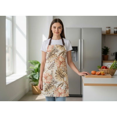 BBK Kuchyňská bavlněná zástěra FLORID 60x75 cm 100% bavlna