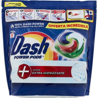 Dash Pods Power+ Sanitácia kapsle 49 PD