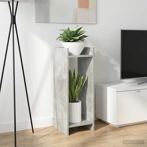 vidaXL Стойка за растения Бетонно сиво 30 x 30 x 80 cm (899584)