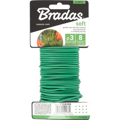 Vázací drát PVC 3 mm, délka 8 m, zelený