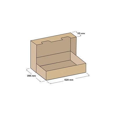 Top-obaly Kartonové krabice s víkem 3VVL 400 x 300 x 105 mm 10 ks – Sleviste.cz