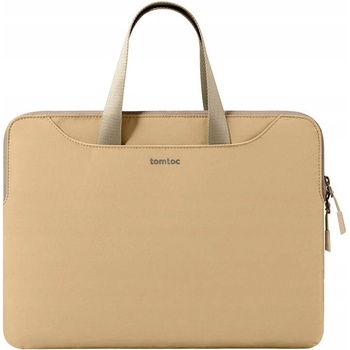 tomtoc Light-A21 Dual-color Slim Pouzdro s poutkem pro 13.5" hnědá TOM-A21D3K1