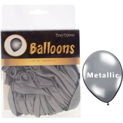 Balónky metalické stříbrné