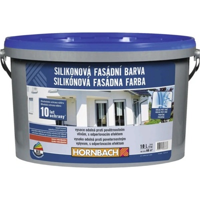 Hornbach Silikónová fasádna farba biela 10 l