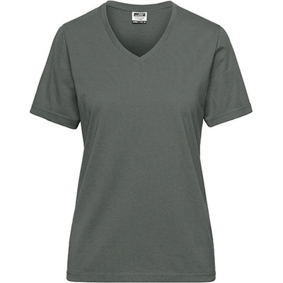 James & Nicholson Dámské tričko JN1807 Dark Grey (Solid)