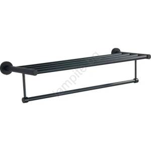 SAPHO - Стенна закачалка за кърпи SAMBA 21x62, 5 см черен (SH0137)