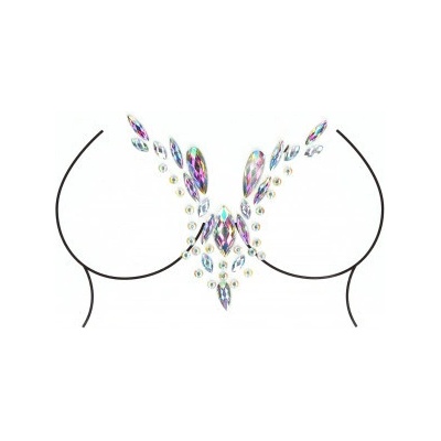 Dazzling Deep-V Cleavage Bling Sticker