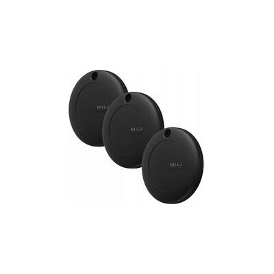 Mili MiTag AN (3 ks) (MILI MITAG AN BLK 3) čierny