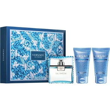 Image 1 of Versace Man Eau Fraiche Gift Set - EDT 50 ml + Shower Gel 50 ml + After Shave Balsam 50 ml за мъже