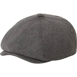 Brixton Шапка с козирка Brixton Brood Flannel Snap Cap - Dark Heather Grey / Washed Navy (904-4880-0212)