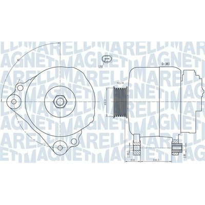 Alternátor MAGNETI MARELLI 063731992010