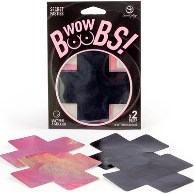 Secret Play Wow Boobs! Cross Nipple Pasties
