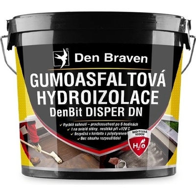 Gumoasfaltová hydroizolace 10kg DEN BRAVEN