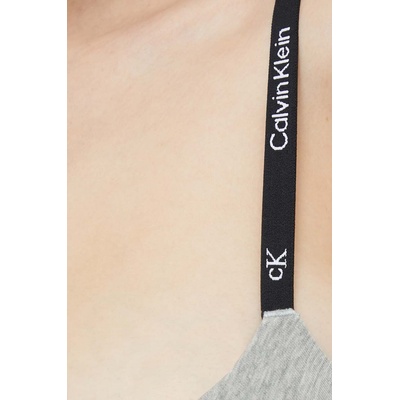 Calvin Klein Underwear Сутиен Calvin Klein Underwear в сиво с изчистен дизайн 000QF7219E (000QF7219E.PPYX)