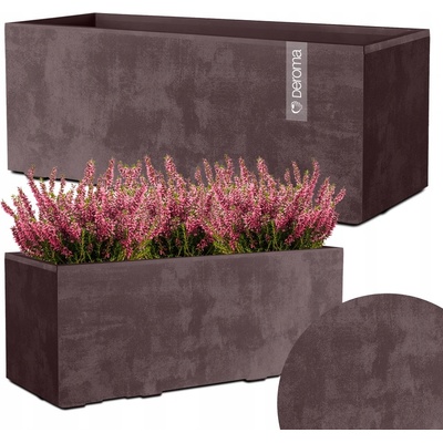 Deroma Samozavlažovací truhlík Millenium Casseta plast hnědá 59 x 25 x 25 cm 9DG2ZAZ216A