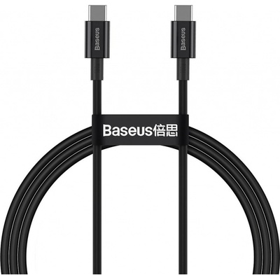 Baseus CATYS-B01 Superior USB Type C - USB Type C Fast Charge / Power Delivery / FCP 100W 5A 20V, 1m, černý