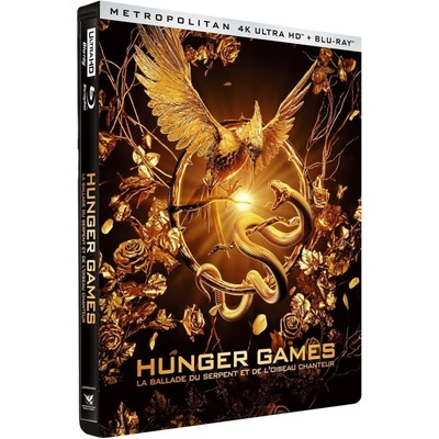 Hunger Games Balada o ptácích a hadech 4K UHD BD Steelbook