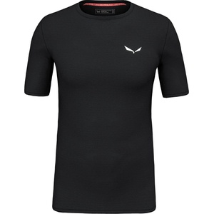 Salewa Мъжко мериносово термобельо Salewa Cristallo Warm AMR Tee Merino base layer - Black Out II - размер 46 (015-1345-0611)